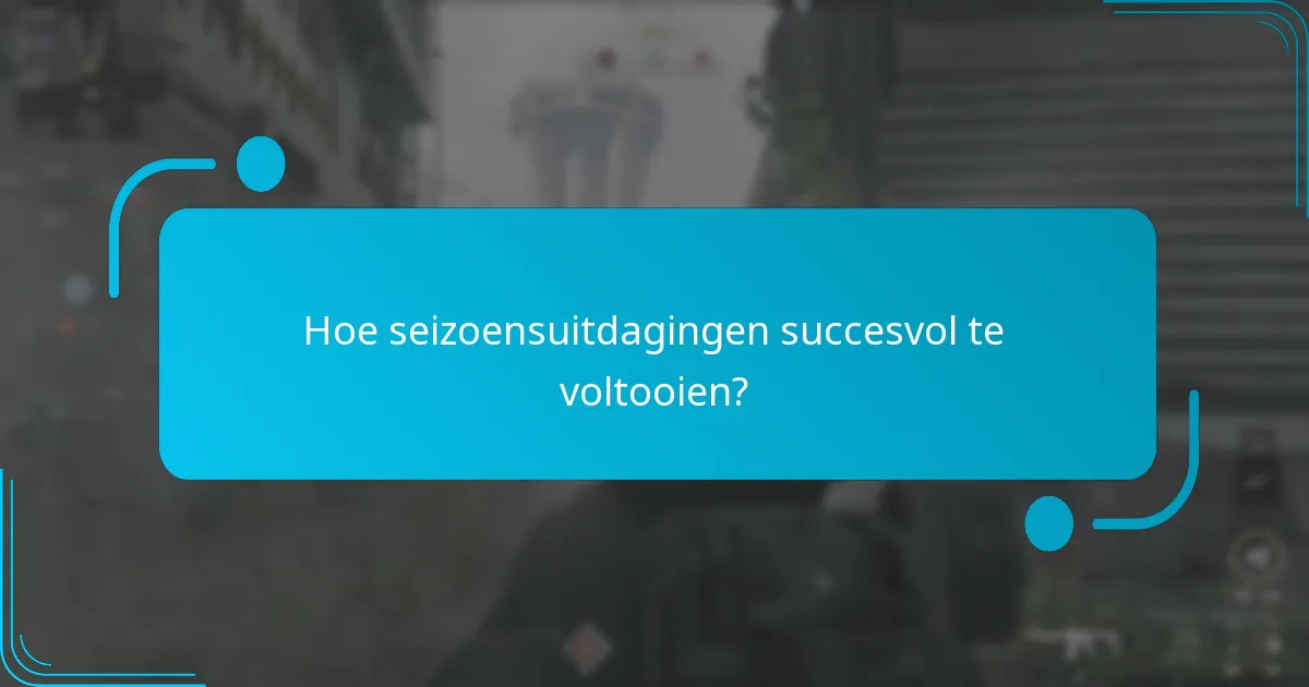 Welke exclusieve items kunnen worden verdiend via seizoensuitdagingen?