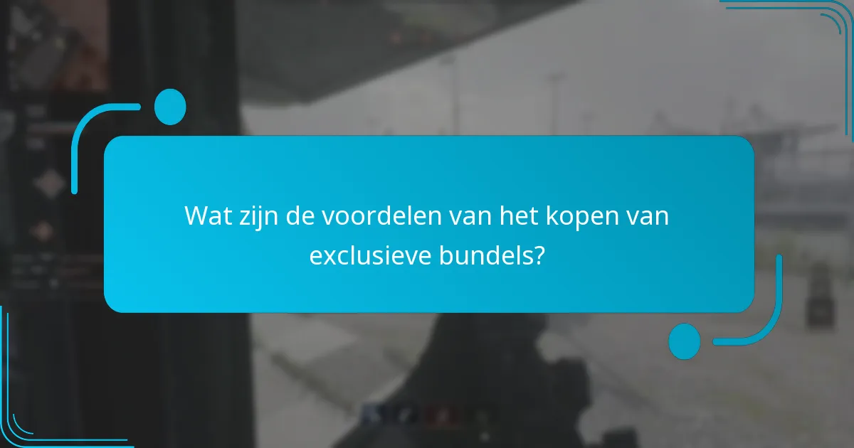 Hoe verhouden exclusieve bundels zich tot reguliere bundels?